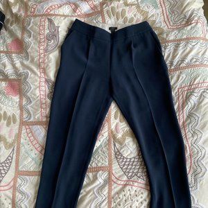 J Crew Navy Ankle Work Pants